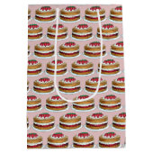 Victoria Sandwich Sponge Cake UK Brits gebak Medium Cadeauzakje (Achterkant)