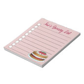 Victoria Sandwich Sponge Cake UK Brits gebak Notitieblok (Linkerzijde)