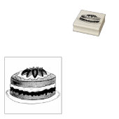 Victoria Sandwich Sponge Cake UK Brits gebak Rubberstempel (Gestempeld)