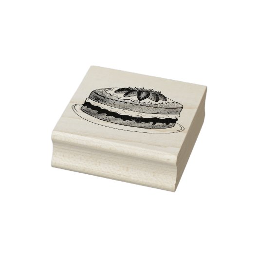 Victoria Sandwich Sponge Cake UK Brits gebak Rubberstempel (Stempel)