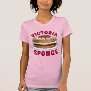 Victoria Sandwich Sponge Cake UK Brits gebak T-shirt