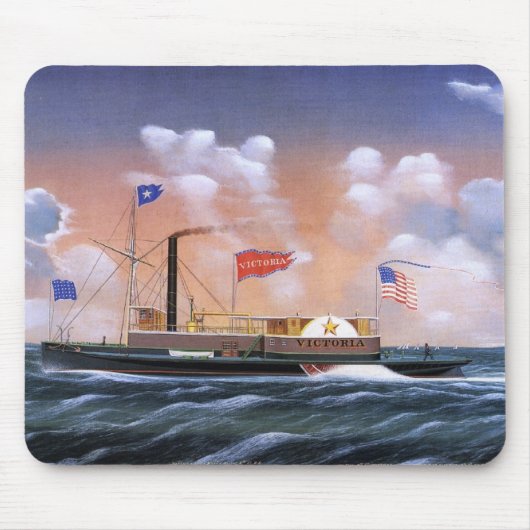 Victoria sleepboot 1859 muismat (Voorkant)