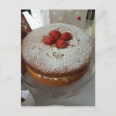 Victoria Sponge Cake Briefkaart (Voorkant)