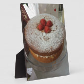 Victoria Sponge Cake Fotoplaat (Zijkant)