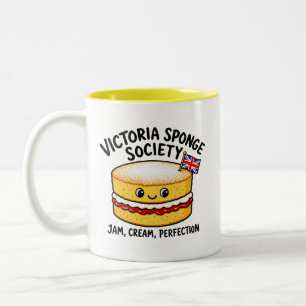 Victoria Sponge Society Grappige Cake Tweekleurige Koffiemok