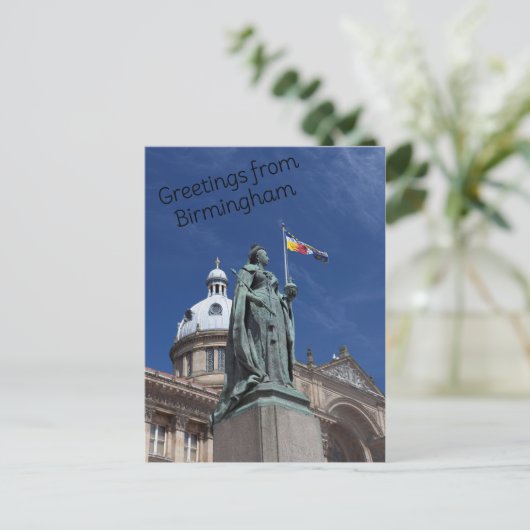 Victoria Square Birmingham Briefkaart (Staand voorkant)