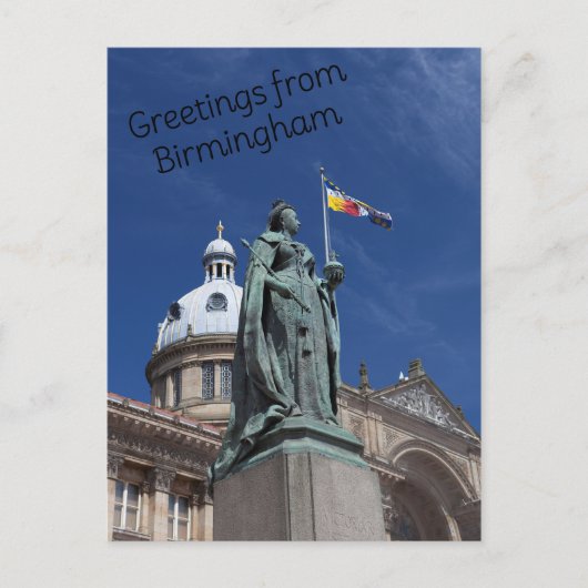 Victoria Square Birmingham Briefkaart (Voorkant)