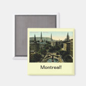 Victoria Square, Montreal Magneet (Voorkant / Achterkant)