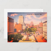 Victoria Square, Montreal, Quebec, Canada Briefkaart (Voorkant / Achterkant)