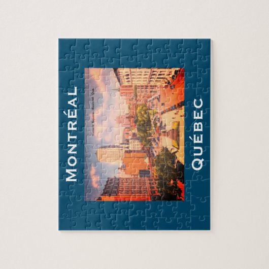 Victoria Square, Montreal, Quebec, Canada Legpuzzel (Verticaal)