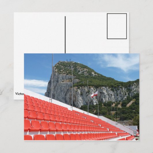Victoria Stadium - Gibraltar Briefkaart (Voorkant / Achterkant)
