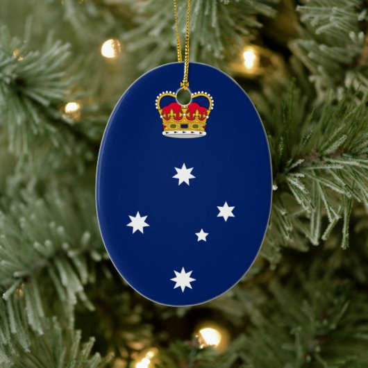 Victoria state badge - AUSTRALIA Keramisch Ornament (Boom)