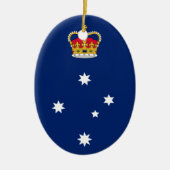Victoria state badge - AUSTRALIA Keramisch Ornament (Voorkant)