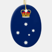 Victoria state badge - AUSTRALIA Keramisch Ornament (Achterkant)