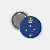 Victoria state badge - AUSTRALIA Magneet (Voorkant / Achterkant)