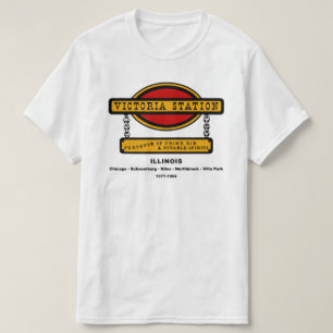 Victoria Station Restaurants van Illinois 1977-198 T-shirt