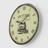 Victoria Station ~ Steam Engine ~ London England ~ Grote Klok (Hoek)