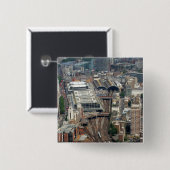 Victoria Station Vierkante Button 5,1 Cm (Voorkant /achterkant)