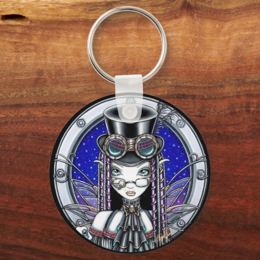 "Victoria" Steam Punk Faerie Sleutelhanger (Voorkant)
