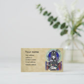 "Victoria" Steam Punk Faerie Visitekaartjes (Staand voorkant)