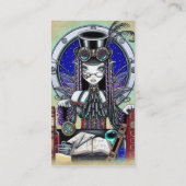 "Victoria" Steam Punk Faerie Visitekaartjes (Achterkant)