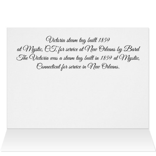 Victoria stoomboot 1859 (Binnen Horizontaal (Boven))