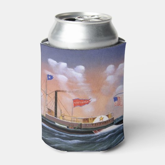 Victoria stoomboot 1859 blikjeskoeler (Blikje Voorkant)