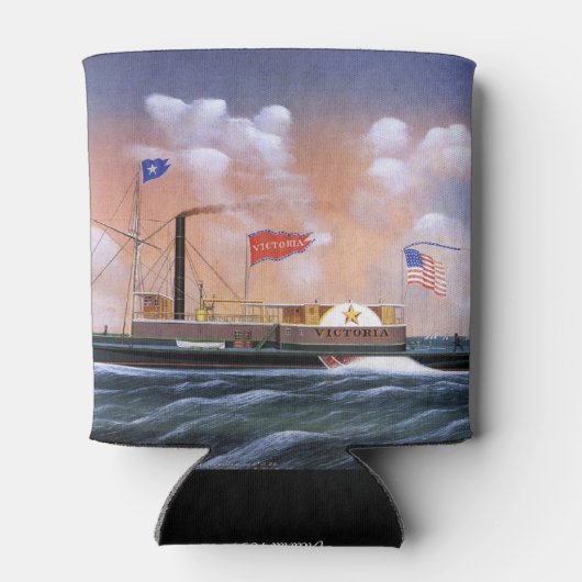 Victoria stoomboot 1859 blikjeskoeler (Achterkant)