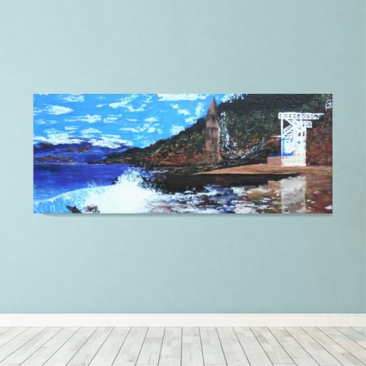 Victoria strand Zuid-Laguna Canvas Afdruk (Insitu (Houten vloer))