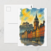 Victoria Street Edinburgh Castle, Old Town  Briefkaart (Voorkant / Achterkant)