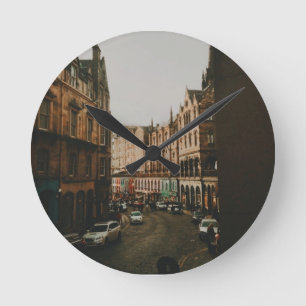 Victoria Street, Edinburgh, Schotland Ronde Klok