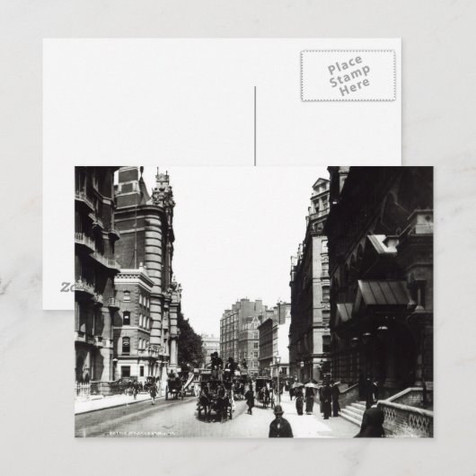 Victoria Street, Londen, c.1890 Briefkaart (Voorkant / Achterkant)