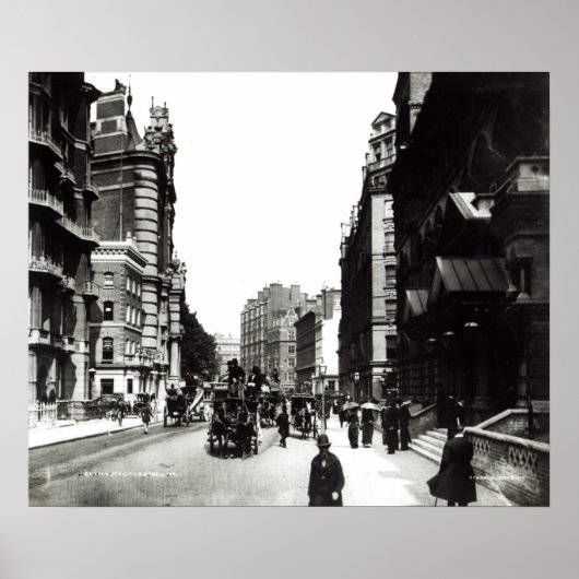 Victoria Street, Londen, c.1890 Poster (Voorkant)