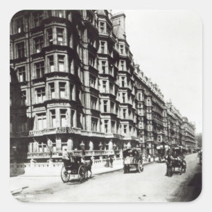 Victoria Street, Londen c.1900 Vierkante Sticker