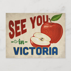 Victoria Texas Apple - Vintage Travel Briefkaart