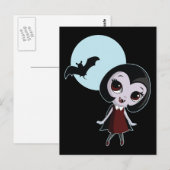 Victoria the Vampire Briefkaart (Voorkant / Achterkant)