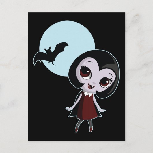 Victoria the Vampire Briefkaart (Voorkant)