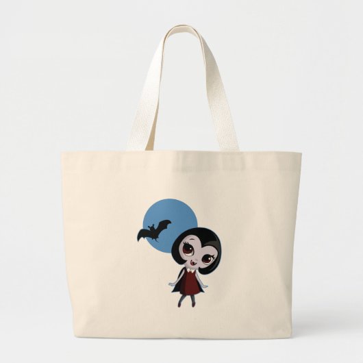 Victoria the Vampire Grote Tote Bag (Voorkant)
