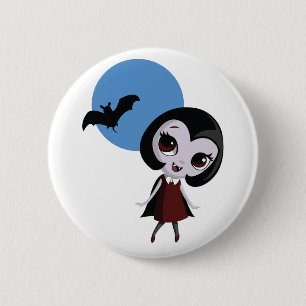 Victoria the Vampire Ronde Button 5,7 Cm