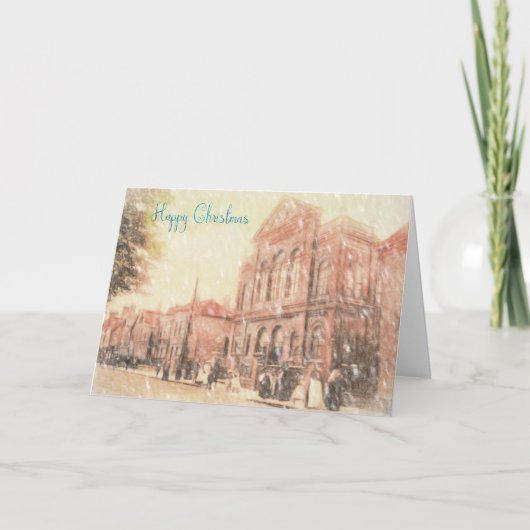 Victoria van Tamworth de Kerstkaart van Road Feestdagen Kaart (Voorkant)