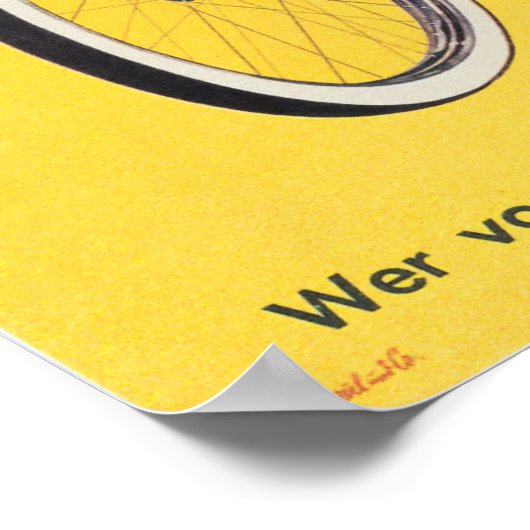 VICTORIA VICKY, Poster motorfiets (Hoek)