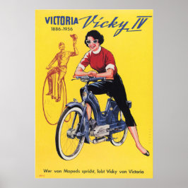 VICTORIA VICKY,  Poster motorfiets