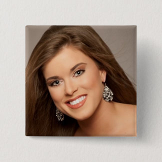 Victoria Vierkante Button 5,1 Cm