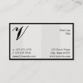 Victoria Visitekaartje (Achterkant)