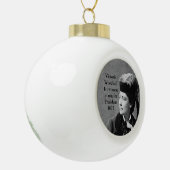 Victoria Woodhull 1st Presidentieel kandidaat Keramische Bal Ornament (Links)