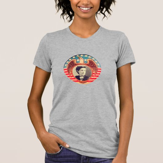 Victoria Woodhull voor President T-shirt (Voorkant)