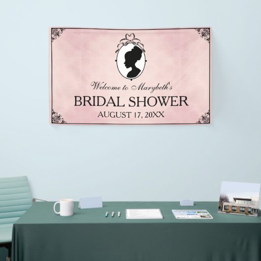 Victoriaans 60s Cameo-Vrijgezellenfeest Spandoek (Beurs)