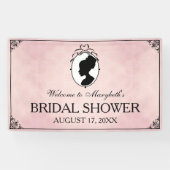 Victoriaans 60s Cameo-Vrijgezellenfeest Spandoek (Horizontaal)