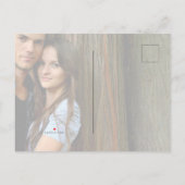 Victoriaans aangepaste vervaagde foto uitnodiging briefkaart (Achterkant)