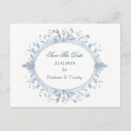 Victoriaans aangepaste vervaagde foto uitnodiging briefkaart